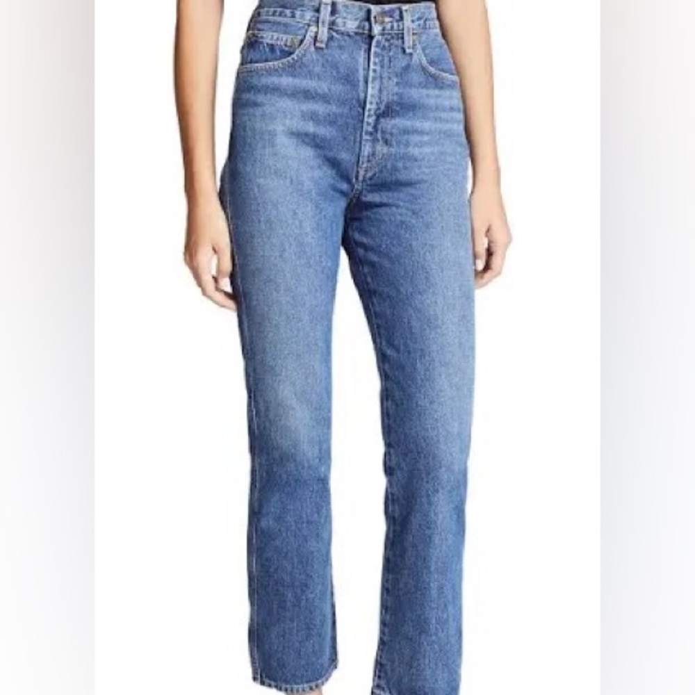 AGoldE High rise kick pinch waist in placebo